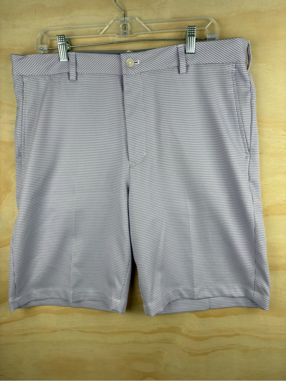 Walter Hagen Golf Shorts Mens 36 Blue White 9" Inseam 11 Majors Performance